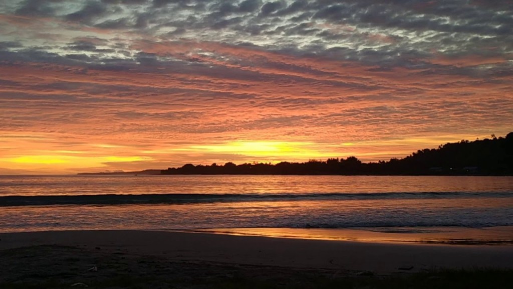 waktu senja busung indah